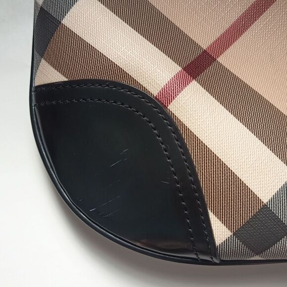 🤎BURBERRY Supernova Check Small Dryden Crossbody Bag Black - Picture 3 of 12